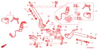 GUIDON   TE DE FOURCHE pour Honda CBR 150 R de 2012
