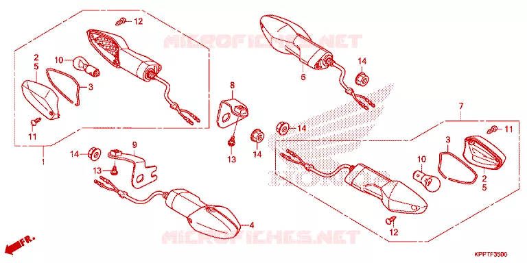 CLIGNOTANT Honda MOTO 150 CBR 2017  CBR150RF