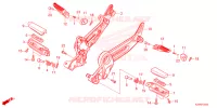 REPOSE PIED pour Honda MSX GROM 125 ABS de 2024