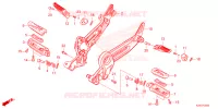 REPOSE PIED pour Honda MSX GROM 125 de 2024