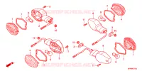 CLIGNOTANT pour Honda CB 1300 SUPER FOUR ABS de 2012