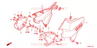 COUVERCLES LATERAUX pour Honda CB 1300 SUPER FOUR ABS de 2012