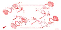 CLIGNOTANT pour Honda CB 1300 SUPER FOUR ABS GOLDEN RIMS de 2012