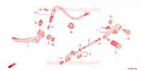 PEDALE pour Honda CB 1300 SUPER BOL DOR de 2012