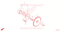 POMPE A HUILE pour Honda SCOOPY 110 de 2021