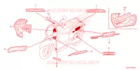 AUTOCOLLANTS pour Honda SCOOPY 110 CLUB12 de 2022