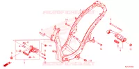 CADRE pour Honda SCOOPY 110 CLUB12 de 2022