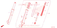 FOURCHE pour Honda SCOOPY 110 CLUB12 de 2022