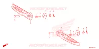 REPOSE PIED pour Honda SCOOPY 110 CLUB12 de 2022