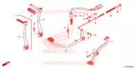 PEDALE pour Honda WAVE 125 Electric start, Cast wheels de 2015