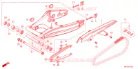 BRAS OSCILLANT pour Honda CR 650 R E-CLUTCH de 2024
