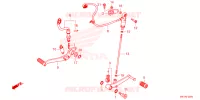 PEDALE pour Honda CR 650 R E-CLUTCH de 2024
