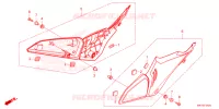 COUVERCLES LATERAUX pour Honda CR 650 R E-CLUTCH de 2024