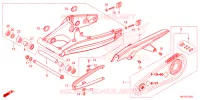 BRAS OSCILLANT pour Honda CR 650 R E-CLUTCH de 2024