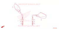 RETROVISEUR pour Honda CB 650 R de 2024