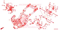 CADRE pour Honda SCOOPY 110 URBAN de 2018