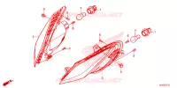 CLIGNOTANT AVANT pour Honda SCOOPY 110 URBAN de 2018