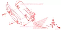 SILENCIEUX D'ECHAPPEMENT pour Honda BEAT 110 CASTED WHEEL de 2019