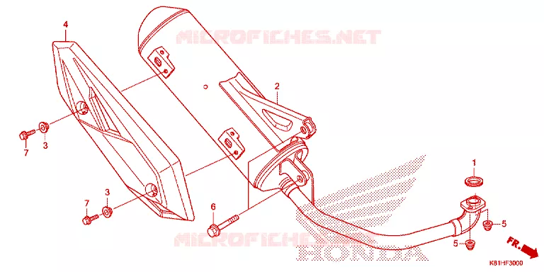SILENCIEUX D'ECHAPPEMENT Honda SCOOTER 110 BEAT 2019  ACH110CSFK_PH