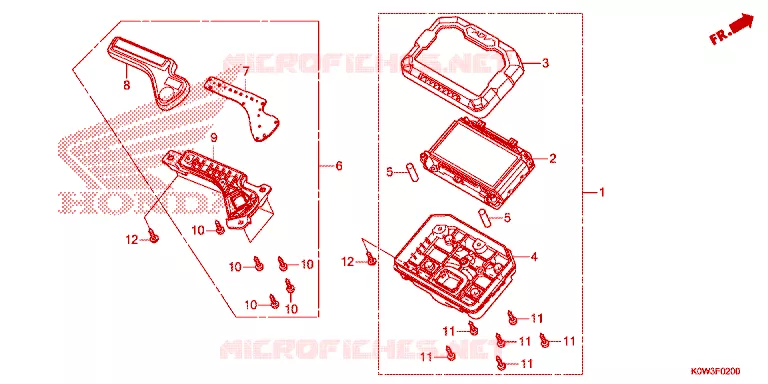COMPTEUR Honda SCOOTER 150 ADV 2021  ADV150AM_2CA