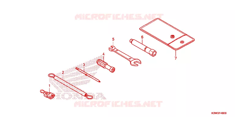OUTIL Honda SCOOTER 150 ADV 2021  ADV150AM_3CA