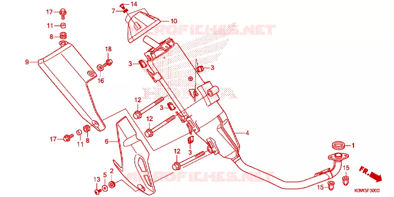SILENCIEUX D'ECHAPPEMENT Honda SCOOTER 150 ADV 2021  ADV150AM_3CA