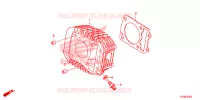 CYLINDRE pour Honda WAVE 125 Electric start, Cast wheels de 2016