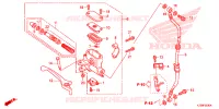 MAITRE CYLINDRE DE FREIN AVANT pour Honda WAVE 125 Electric start, Cast wheels de 2016