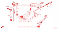 PEDALE pour Honda WAVE 125 Electric start, Cast wheels de 2016