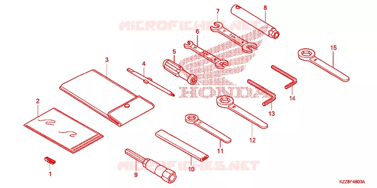 OUTIL Honda MOTO 250 CRF 2015  CRF250MF