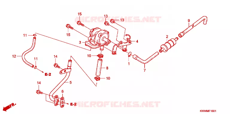 FILTRE A AIR - SOUPAPE D'AIR Honda MOTO 110 WAVE 2012  AFP110MCSC
