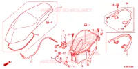 SELLE pour Honda SCOOPY 110 de 2015