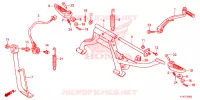 STAND/PILLION STEP pour Honda SCOOPY 110 de 2015