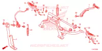 STAND/PILLION STEP pour Honda SCOOPY 110 CLUB 12 de 2016