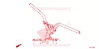 GUIDON pour Honda SCOOPY 110 de 2012