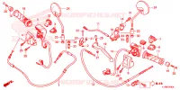COMMODO   LEVIER   CABLE pour Honda SCOOPY 110 de 2014