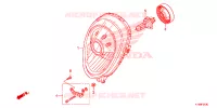 PHARE pour Honda SCOOPY 110 de 2014
