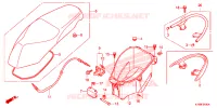 SELLE pour Honda SCOOPY 110 de 2014