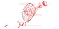 PHARE pour Honda SCOOPY 110 de 2014
