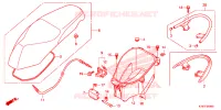 SELLE pour Honda SCOOPY 110 de 2014