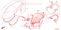 SELLE pour Honda SCOOPY 110 VIVID ME de 2014