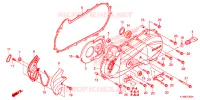 COUVERCLE GAUCHE pour Honda SCOOPY 110 de 2015