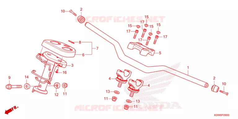 GUIDON - CARENAGE Honda SCOOTER 160 ADV 2024  ADV160AS_MA