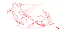 SILENCIEUX D'ECHAPPEMENT pour Honda CBR 500 R ABS de 2024
