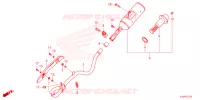 SILENCIEUX D'ECHAPPEMENT pour Honda CRF 125 GRANDE ROUES de 2025