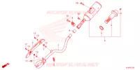 SILENCIEUX D'ECHAPPEMENT pour Honda CRF 125 F de 2025
