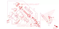 SILENCIEUX D'ECHAPPEMENT pour Honda CRF 250 R de 2025