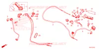 LEVIER DE GUIDON - CABLE - COMMODO Chassis 250 honda-moto CRF 2025 F4