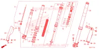 FOURCHE pour Honda CRF 250 RX de 2025