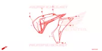 OUIES DE RADIATEUR pour Honda CRF 250 RX de 2025